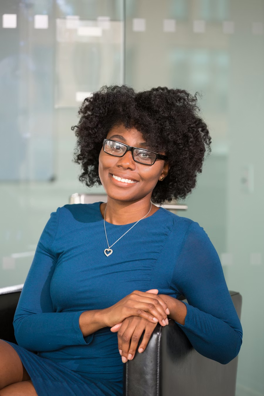 Lady with glasses